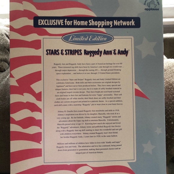 Stars & Stripes Raggedy Ann & Andy - Picture 8 of 8